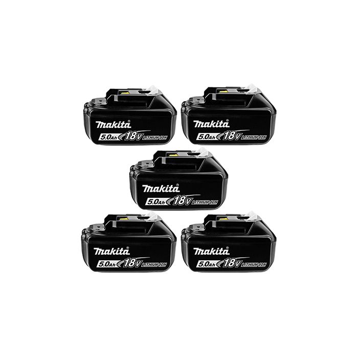 5-Pack Makita 197280-8 BL1850B 18V LXT 5.0Ah Battery Promotional Set